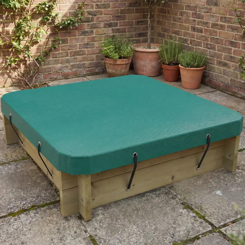 Wooden sandpit 1m - -,