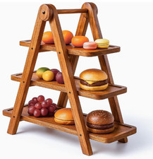3 Tier Wooden Serving Platter