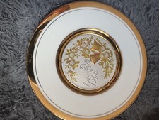 CHOKIN Collectible Plate 24 Kt