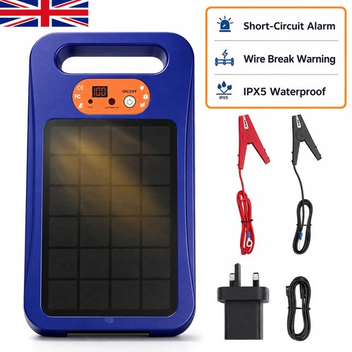 Solar electric fence energiser - electric,