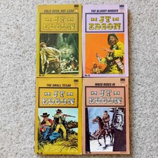 J. T. Edson Western Paperback Bundle of 4 Corgi 1st Editions #33,35,36&39 1969