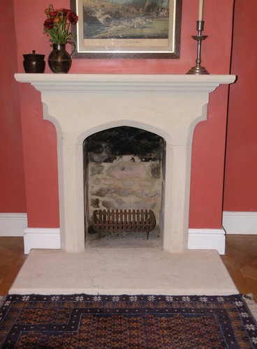 Hand carved cotswold stone - hand,