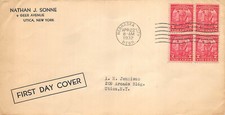717 2c Arbor Day block of 4 on