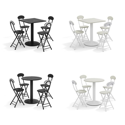 Folding bistro set - folding, dining