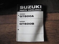 SUZUKI GT500 parts book