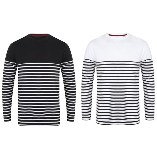 Breton striped shirt long - striped,