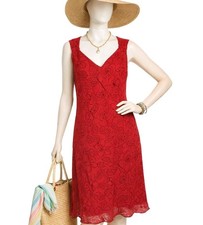 Kaliko Poppy Red Linen