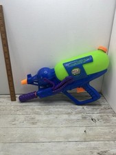 Vintage Super Soaker Super MAX D 5000 Water Gun 2002 larimi Green And Blue