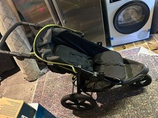 hauck Runner Air 3 Wheeler Pushchair Jogger Buggy - Black Neon/Yellow