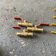 Flomasta Speedfit 15mm Brass Bodied Pushfit Lever Ball Valve WRAS Approved 