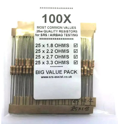 Airbag resistors 2 - resistors, 1.8