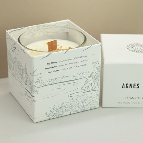Agnes cat botanical soy wax - agnes,