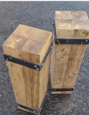 Side Table Hand Made Lamp