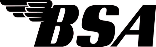 Bsa motorcycle vinyl decal - vinyl,