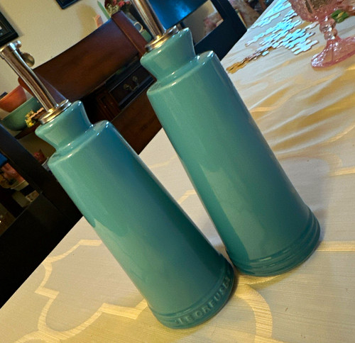 Creuset blue ceramic oil - le,