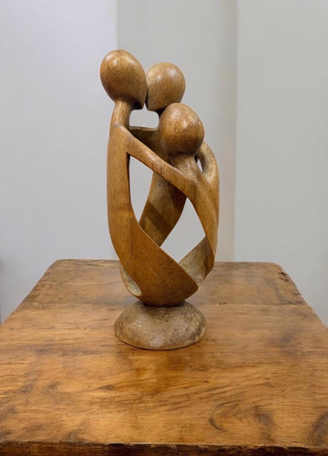 Vintage hand carved wooden - carved,
