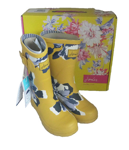 Joules 206801 molly welly gold - joules,