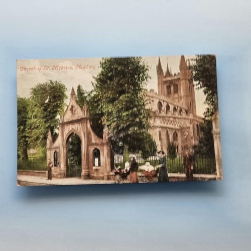 Newbury postcard 1907 - newbury,