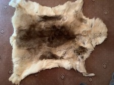 Genuine Lapland Reindeer Skin Rug in great condition 