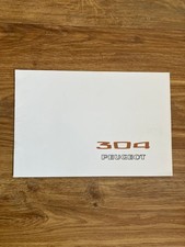 Peugeot 304 original sales brochure