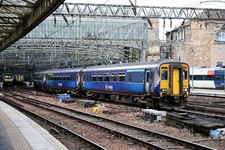 class 156 no 156501  in new scotrail at glasgow central