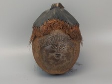 Carved Coconut shell creepy