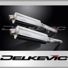 YAMAHA FJ1200 (3CV) 1988-1990 350mm OVAL STAINLESS BSAU SILENCER EXHAUST KIT