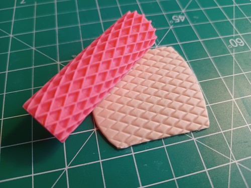 Diamond patterned roller for - roller,