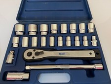 Sealey 1/2" drive 22 piece metric socket set in clean nice condition