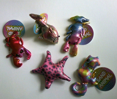 Assorted sand animals - assorted,