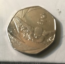 Team GB Rio Olympic Swim Fifty Pence. 2016.
