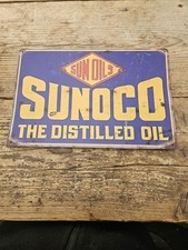 reproduction Sun Oils Tin Sign