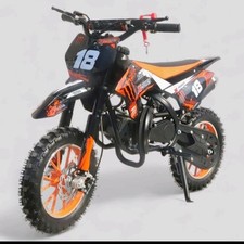 49cc 2-Stroke Kids Dirt Bike Gas Motorcycle Mini Motocross Pocket Bikes