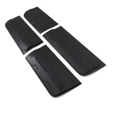 RD3353 OVERSIZED DOOR CLADDING PROTECTION BLACK FOR FORD RANGER T6 T7 T8 12-21