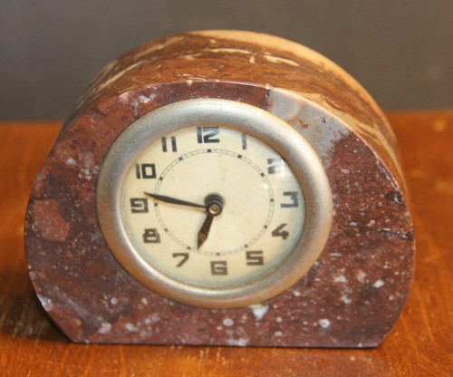 Antique french mantel clock - mantel,