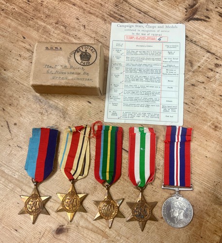 Original boxed ww2 medal - boxed, 5