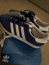 Size 7.5 Blue Suede Gazelle