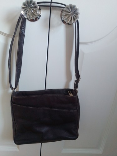 Hotter brown leather shoulder - brown,