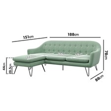  GRADE A1 - Sage Green Fabric