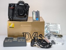 Nikon D4s Camera Body Only Boxed EN-EL18 Battery & MH-26a Charger Working 