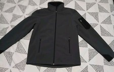 Eddie Bauer BAYER Softshell Jacket Ciat Fleece Lined Black  M Medium