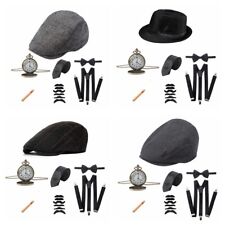 1920s Fancy Dress for Men - 1920s Men's Accessories Gangster Gatsby Costume Set
