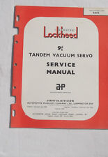 Lockheed Tandem Vacuum Servo