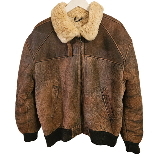 Vintage aviator brown - vintage, b-6
