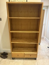 Heals Brunel Free Standing Bookcase / Shelf In  Oak