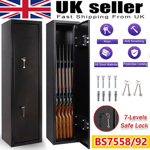 Gun cabinet safe rifle - 6,