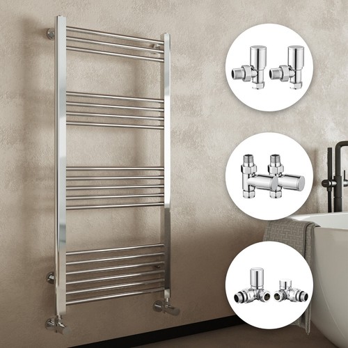 Chrome bathroom straight - chrome,