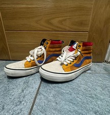 Womens VANS Size 4 Hi Top Suede Trainers Scotch Guard Retro Sneakers Old School