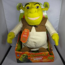 BNIB 2004 Shrek 2 - Wise Crackin' Shrek - Talking Interactive Plush Soft Toy 13"