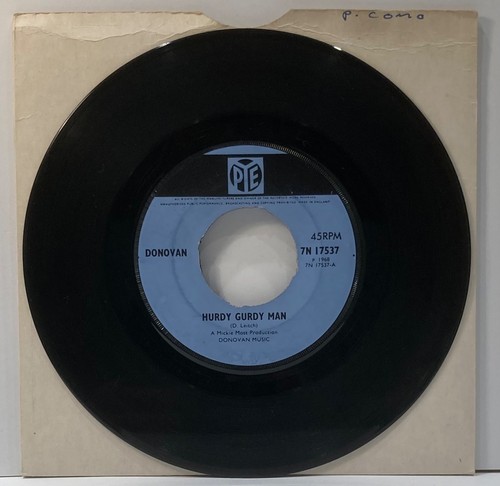 Donovan hurdy gurdy man - man, 45